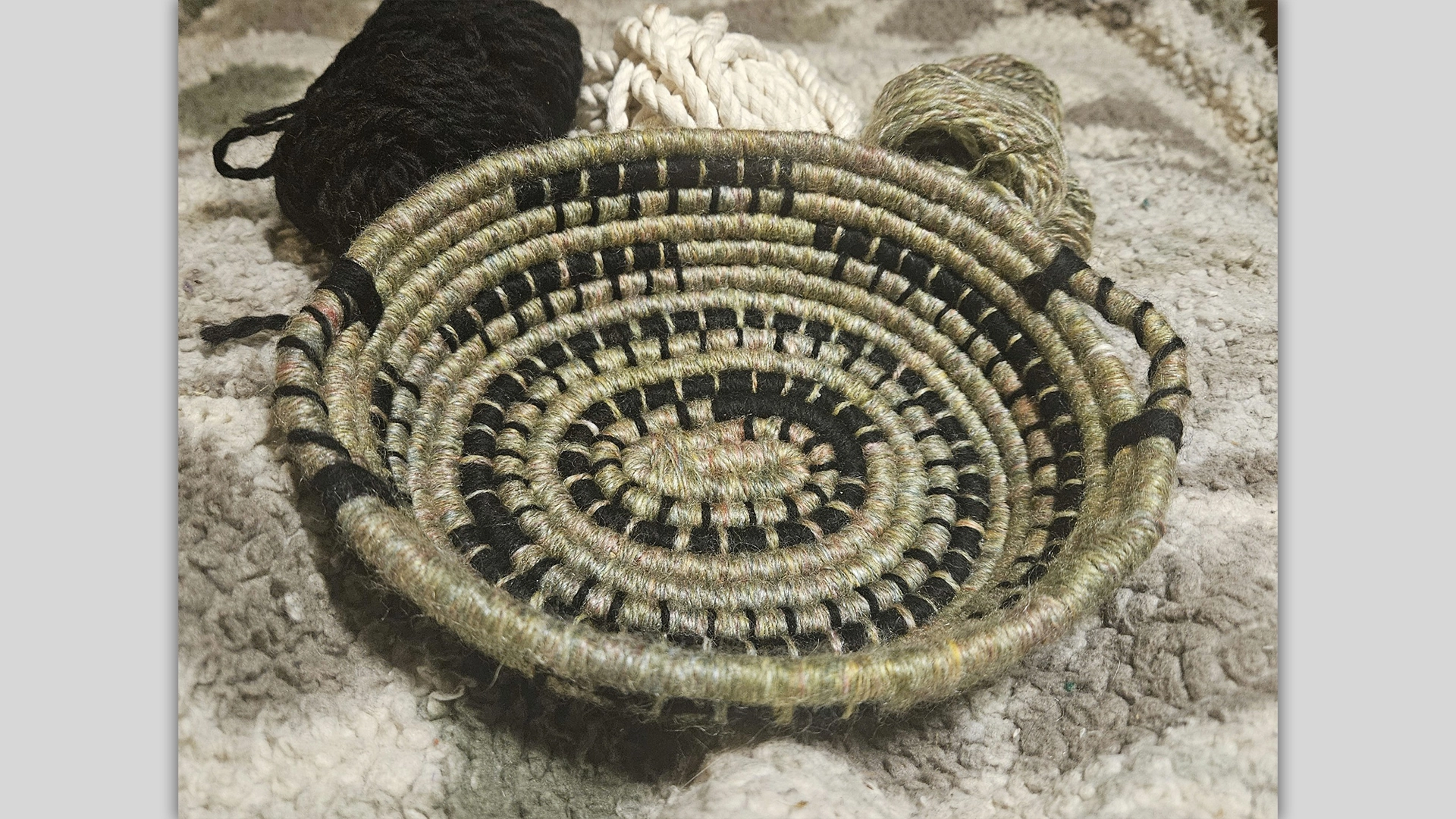 Create a Coiled Wool Bowl or Coaster with Kathy Kemp