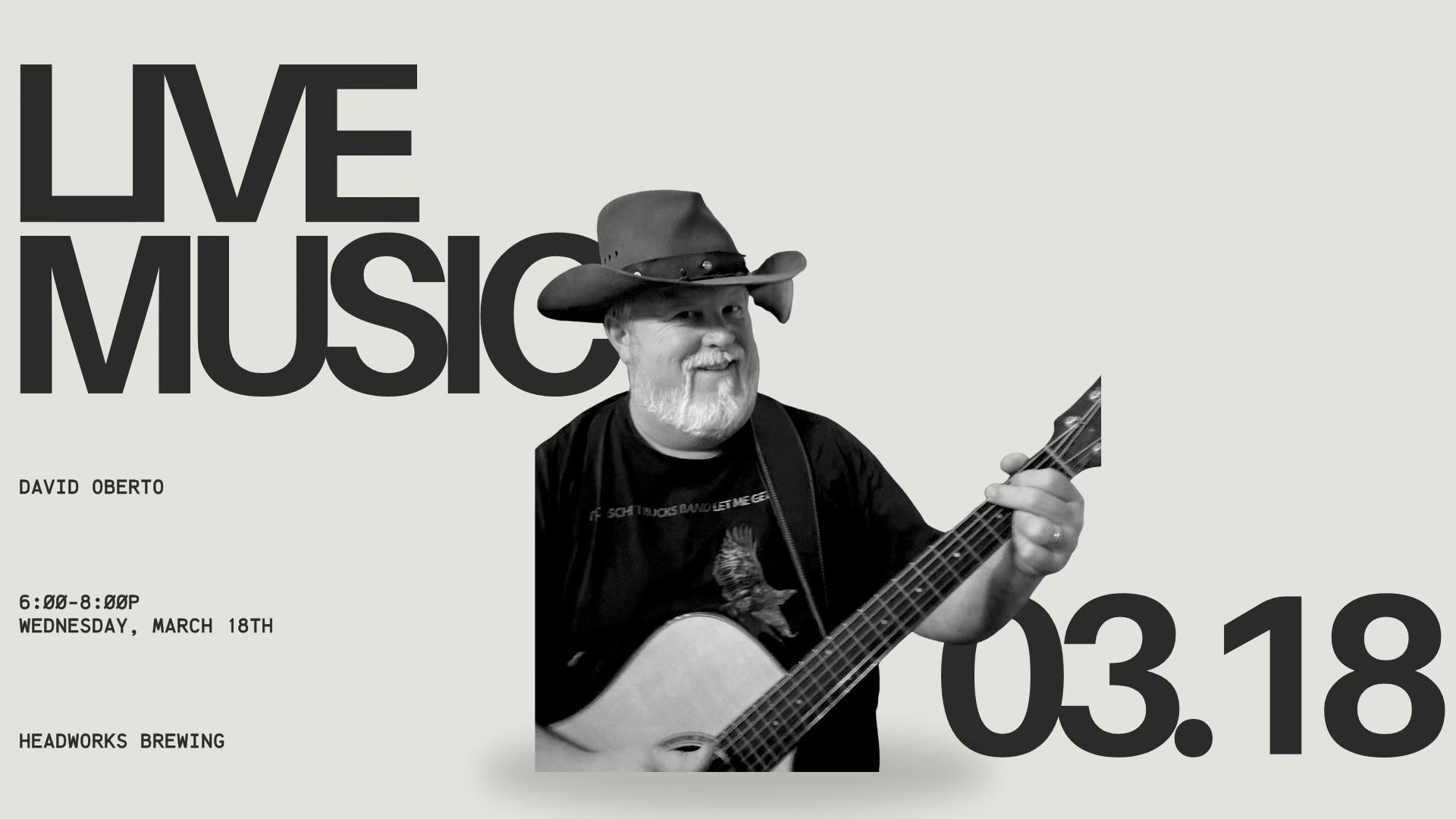 LIVE MUSIC: David Oberto