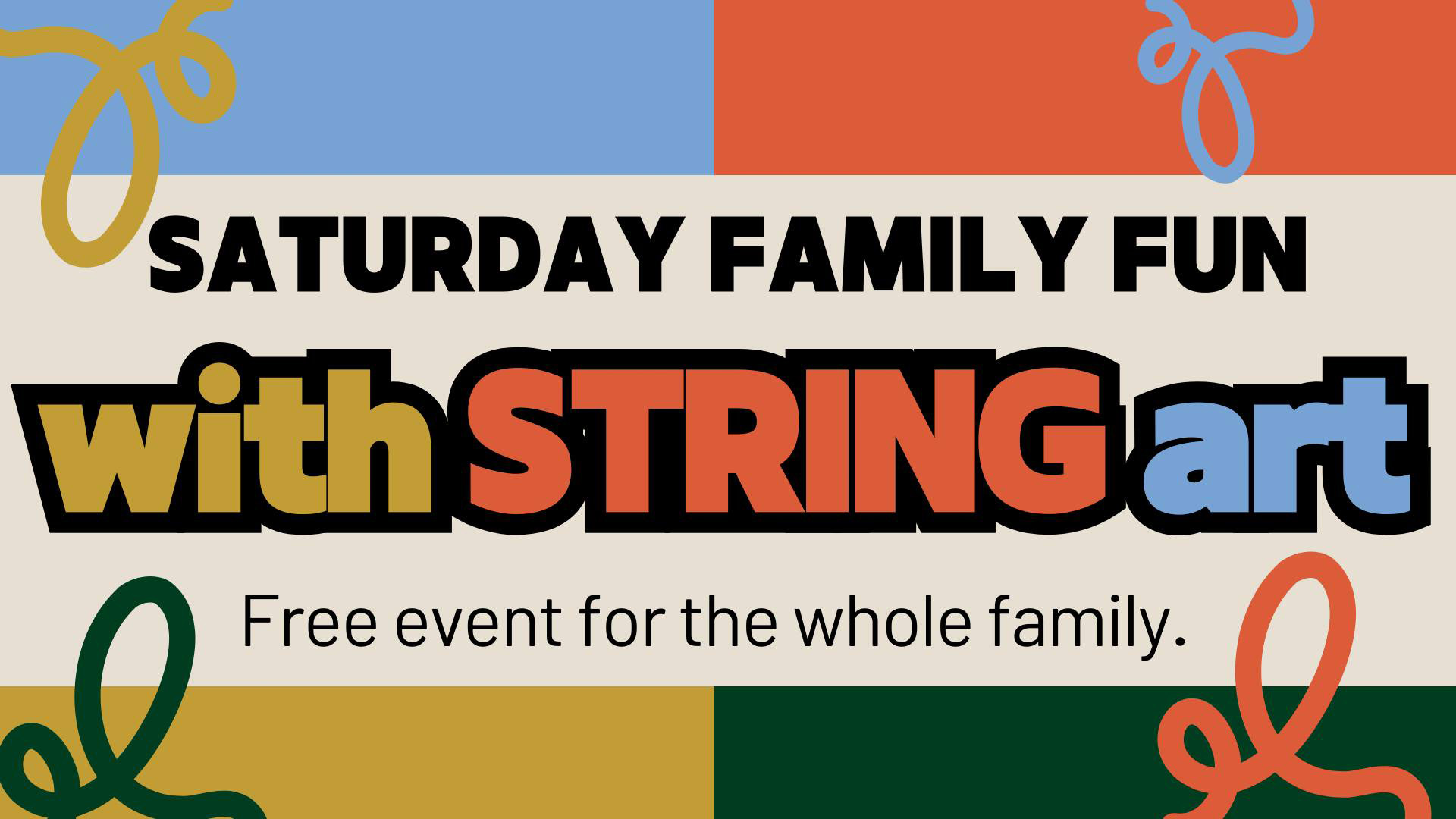 Saturday Family Fun String Art Event